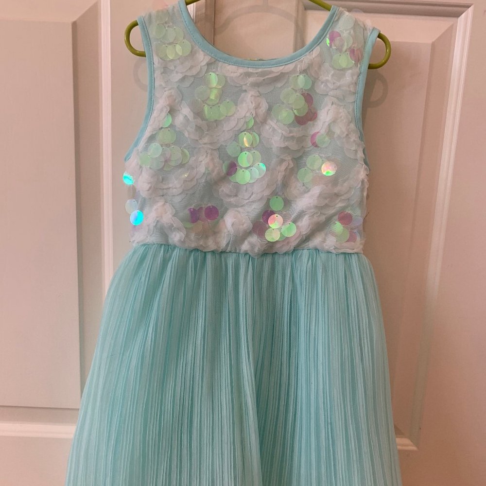 Disney Princess sequined tutu dress - light green color